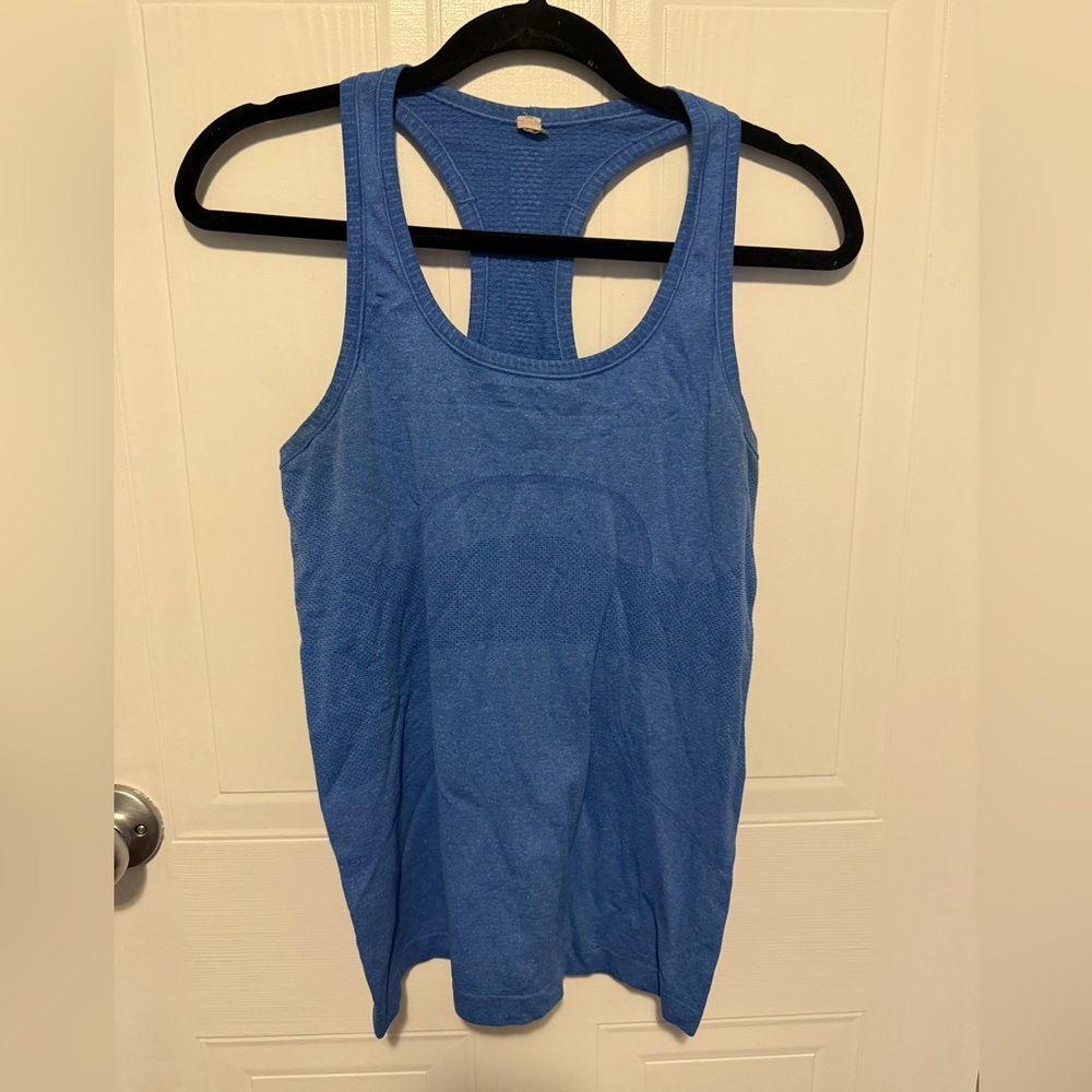 Swiftly tech racer back Blue Women's Tank Top